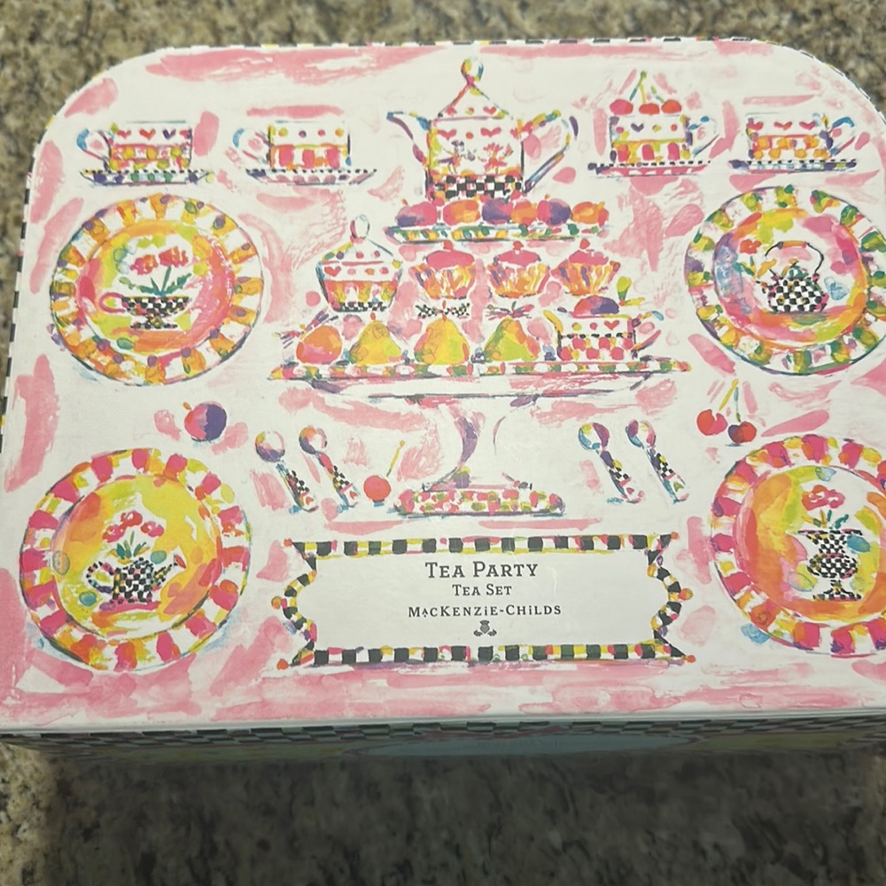 Mackenzie Childs NWOT Tea Party Set